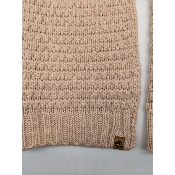 TIMBERLAND knit women's scarf wrap - Light pink / Blush - Picture 2 of 7